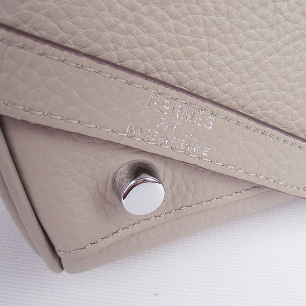 High Quality Hermes Kelly 35cm Togo Leather Bag Grey 6308